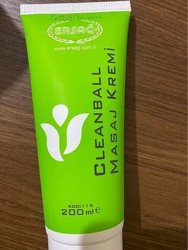 Ersağ 200 ml mesaj kremi