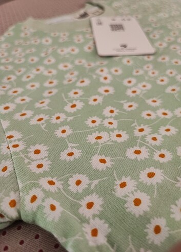 4 Yaş Beden yeşil Renk Kız çocuk pijama takımı