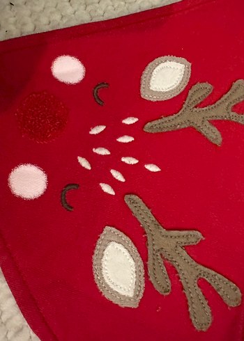 Marks&spencer ve carters Nakışlı Gri Bebek Önlüğü - Görsel 2