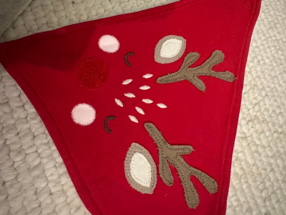 Marks&spencer ve carters Nakışlı Gri Bebek Önlüğü - Görsel 2