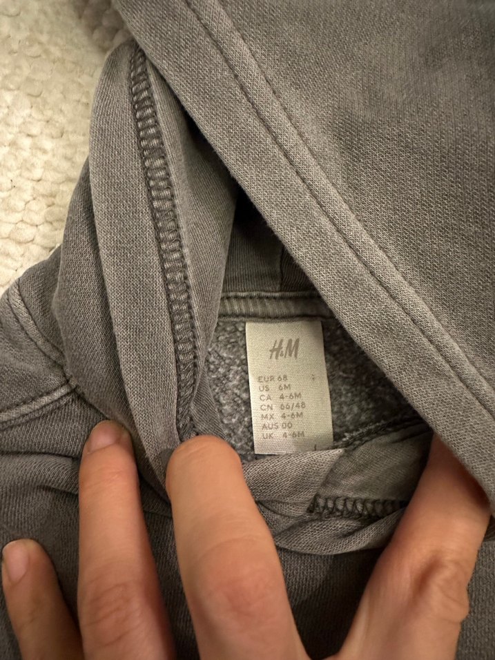 H&m bebek sweatshirt gri - Görsel 3