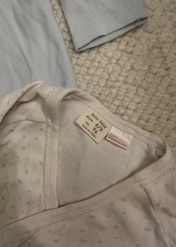 Zara Pamuk Bebek zıbın, Uzun Kollu, Düğmeli - Görsel 2