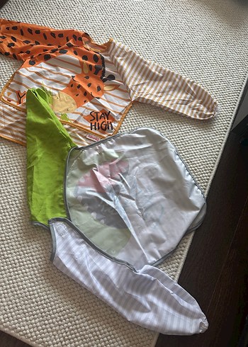 Renkli Baskılı Bebek Önlükleri - Görsel 3