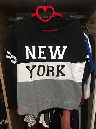 l Beden Çizgili sweat