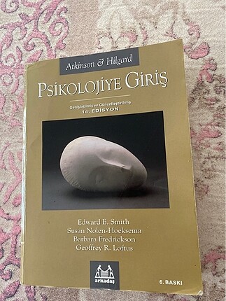 Psikoloji dersi giriş kitabı
