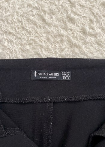 Siyah Kadın Kumaş Pantolon - Görsel 3