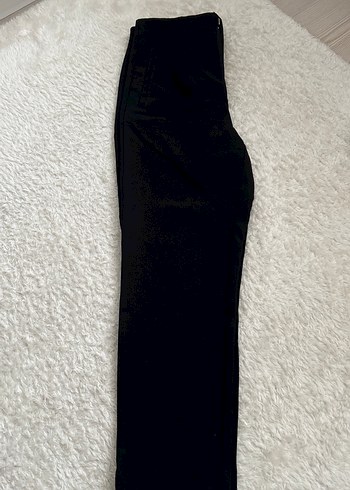 Siyah Kadın Kumaş Pantolon - Görsel 2