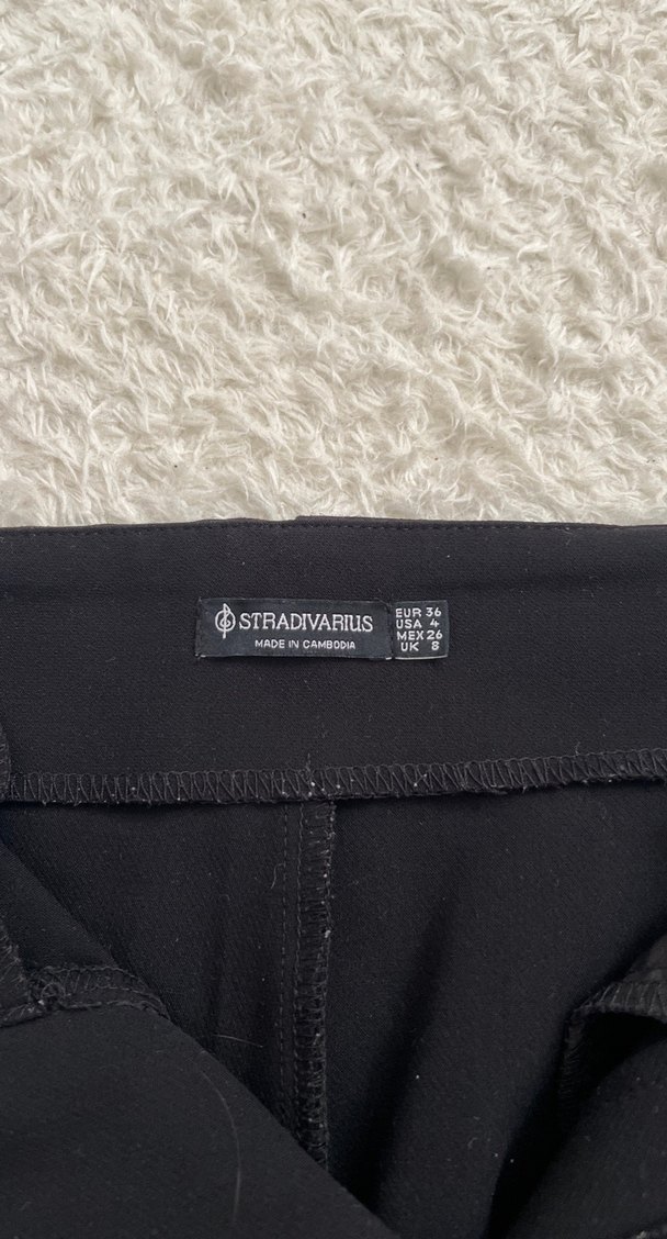 Siyah Kadın Kumaş Pantolon - Görsel 3