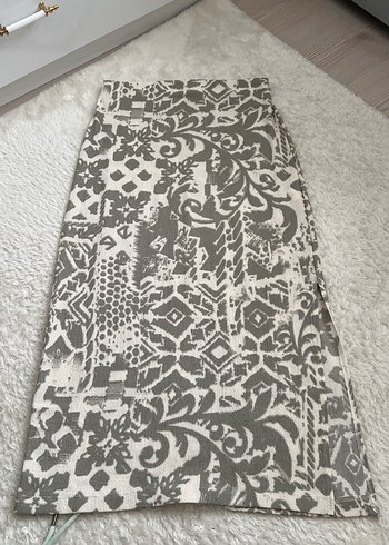 Bohem Desenli Gri Kadın Takım - Görsel 3