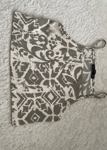 Bohem Desenli Gri Kadın Takım - Görsel 2