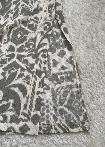 Bohem Desenli Gri Kadın Takım - Görsel 4