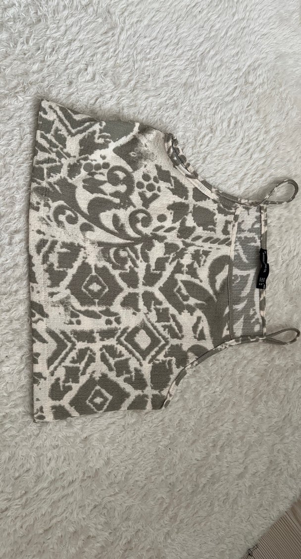 Bohem Desenli Gri Kadın Takım - Görsel 2