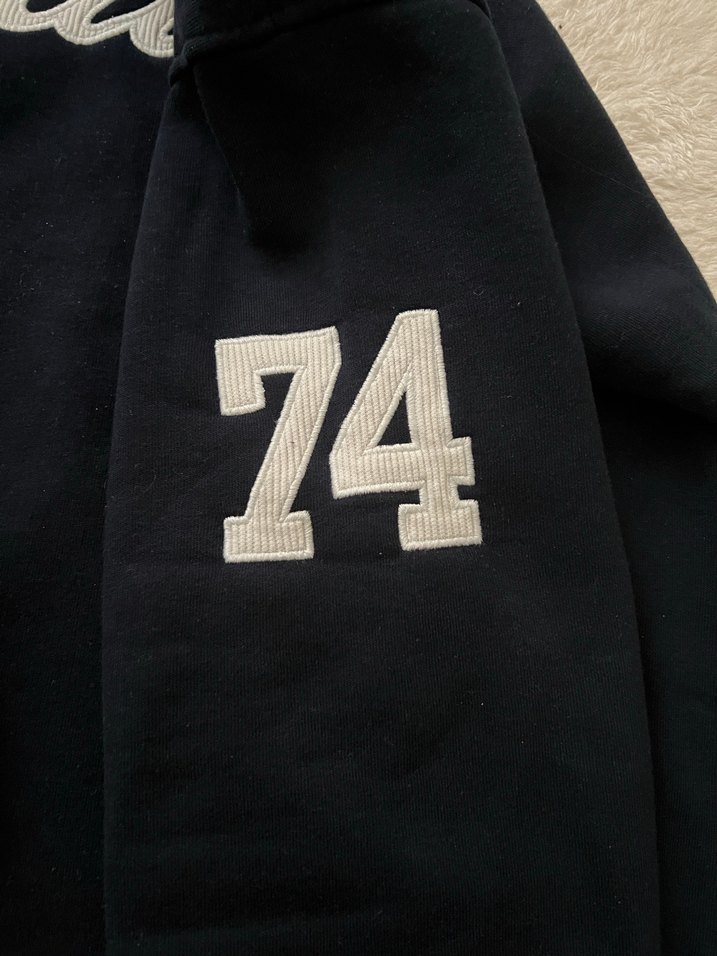 Beyaz Yale Baskılı Kadın Sweatshirt - Görsel 3