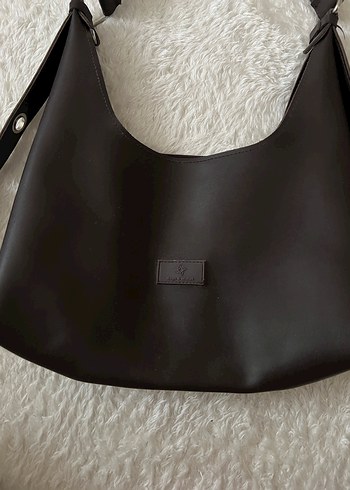 Siyah Deri Kadın Omuz Çantası - Görsel 2