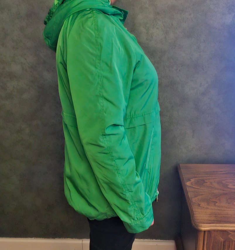 Düğmeli Yeşil Midi Kadın Ceket - Görsel 3