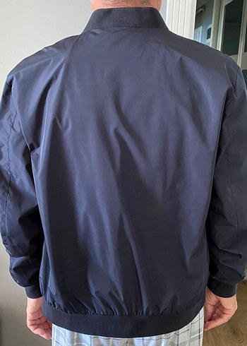 Lacivert Erkek Fermuarlı Günlük Ceket - Görsel 2