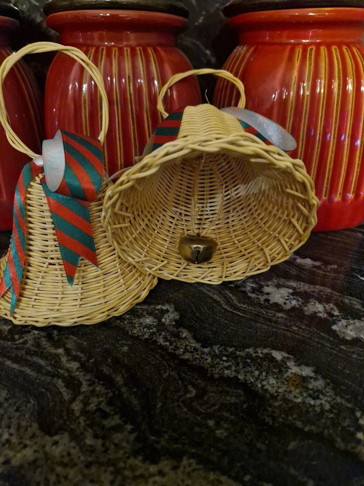 Bambu El Yapımı Yılbaşı Çan Süsler - Görsel 2