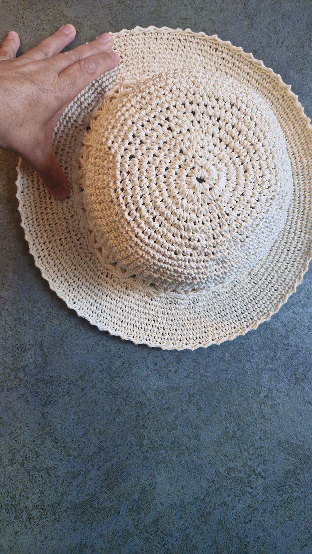 Bej Örgü Bohem Kadın Şapka - Görsel 3