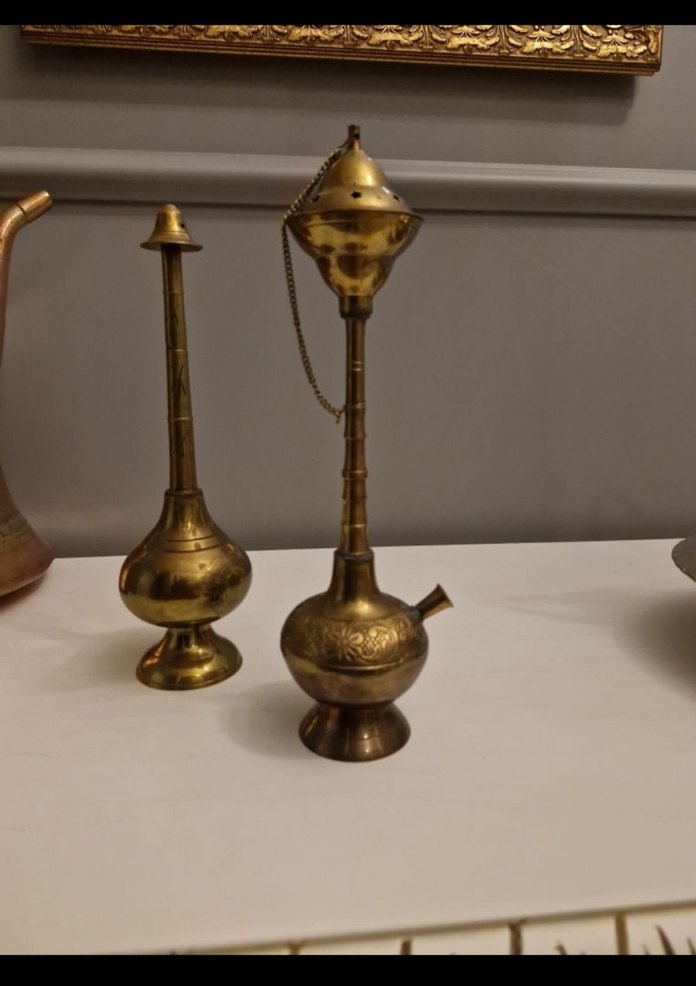 Pirinç altın renkli güldanlık - Görsel 2