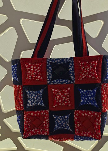 El emeği göz nuru kırkyama çanta - Görsel 3