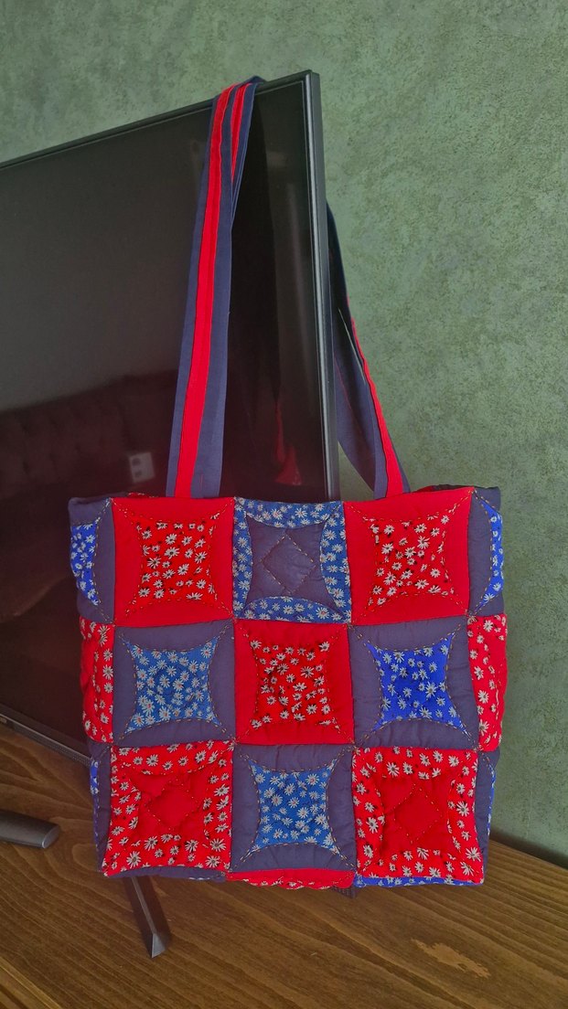 El emeği göz nuru kırkyama çanta - Görsel 2