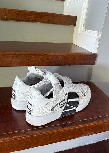 40 Beden beyaz Renk Beyaz Erkek Spor Ayakkabı Velcro Detaylı