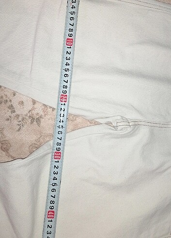 34 Beden beyaz Renk Trendyol kot pantolon 