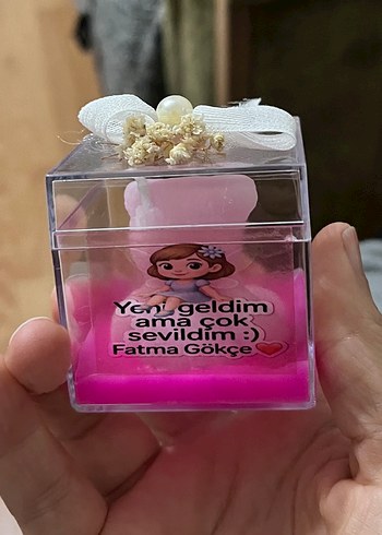 Pembe Hediyelik Sabun Kutuları - Görsel 2