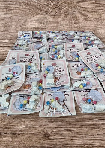 Bohem Taş Obje Boyama Seti - Görsel 2