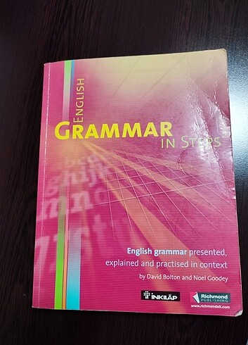 English Grammar in Steps pre-intermediate ve İntermediate.