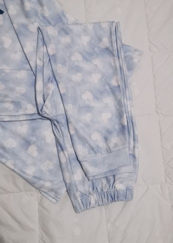 Termal uzun kollu penti yumuşak pijama takımı - Görsel 4