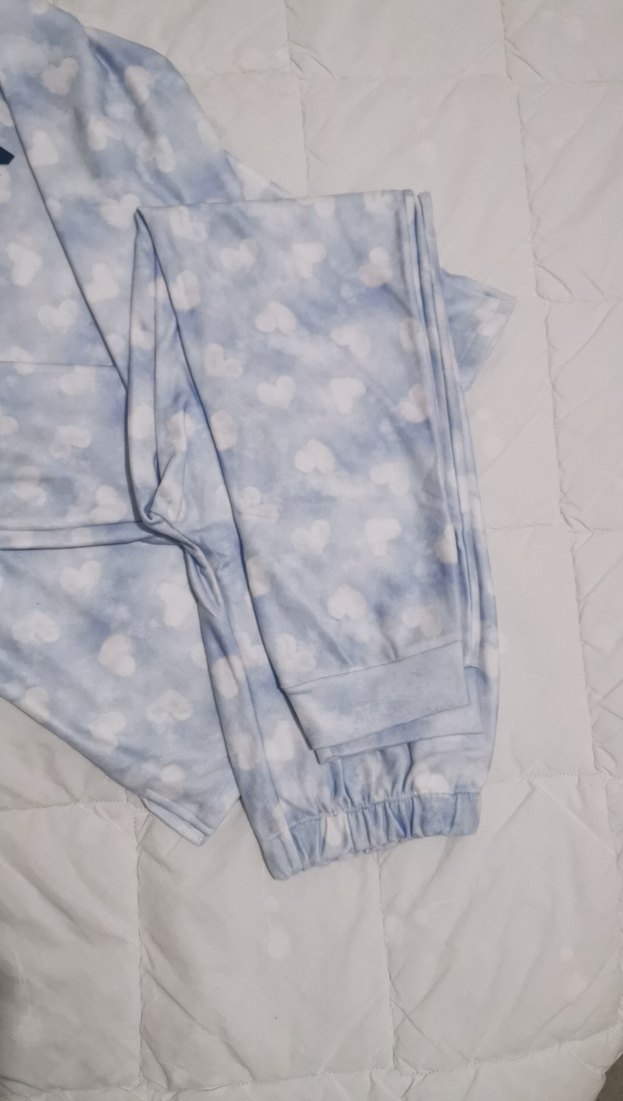 Termal uzun kollu penti yumuşak pijama takımı - Görsel 4