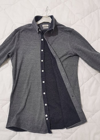 NetWork Gri Erkek Gömlek - Görsel 2