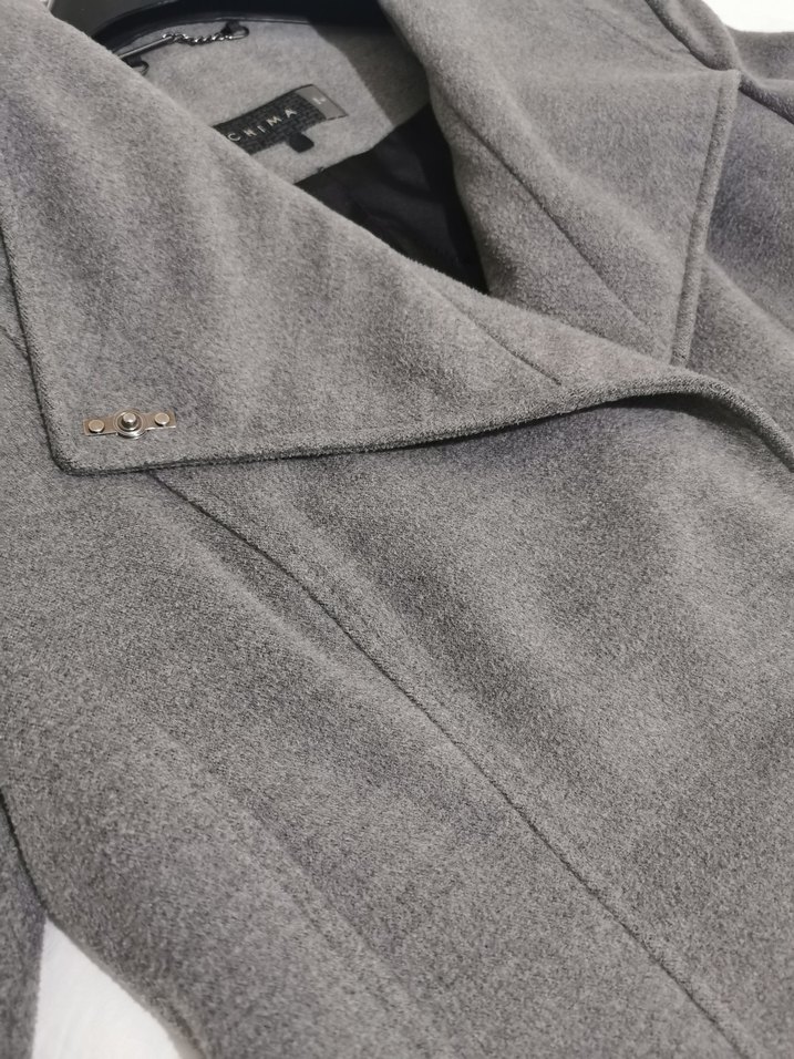 Gri Uzun Kemerli Kaban - Görsel 3