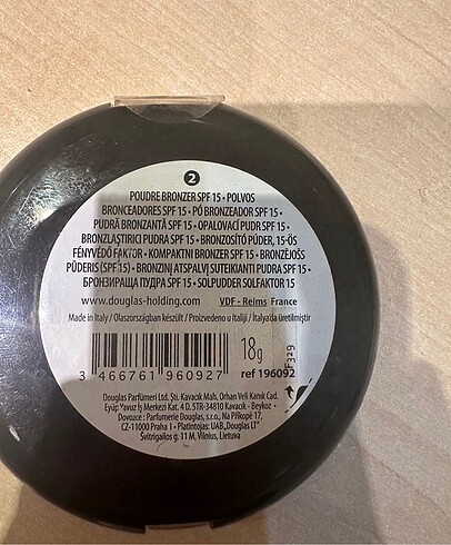Beden Douglas Bronzer