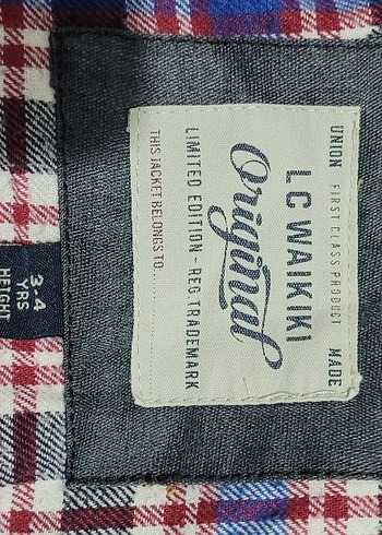 Düğmeli Lacivert Erkek Çocuk Kaşe Mont - Görsel 2