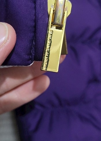 Mor ve Beyaz Kız Çocuk Yelek - Görsel 4