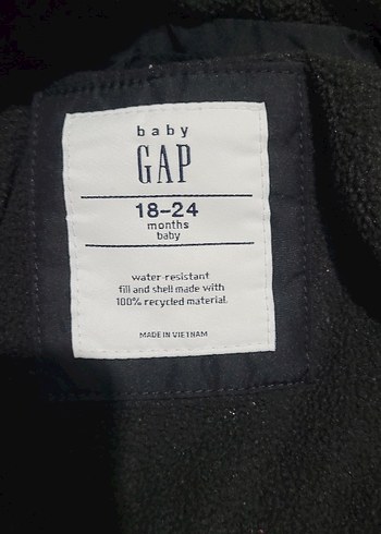 Kapüşonlu Krem Renk -Siyah Erkek Çocuk Mont - Görsel 3