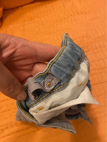 11-12 Yaş Beden mavi Renk Kız çocuk jean şort