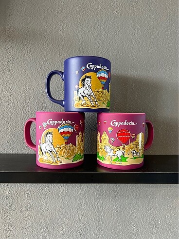 Kapadokya temalı Kupa bardak 