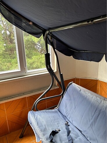  Beden Bahçe balkon teras için salıncak metal hamak