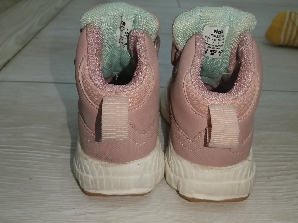 Kız Çocuk Pembe Cırtlı bot - Görsel 4