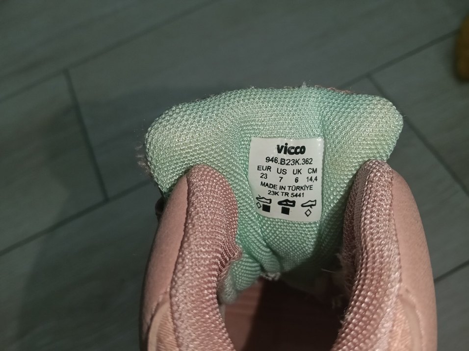 Kız Çocuk Pembe Cırtlı bot - Görsel 2