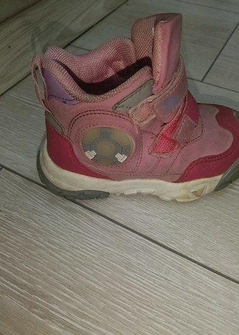 Kız Çocuk Pembe bot Ayakkabı - Görsel 3