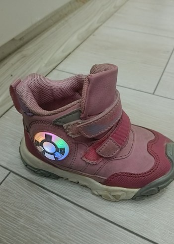 Kız Çocuk Pembe bot Ayakkabı - Görsel 2