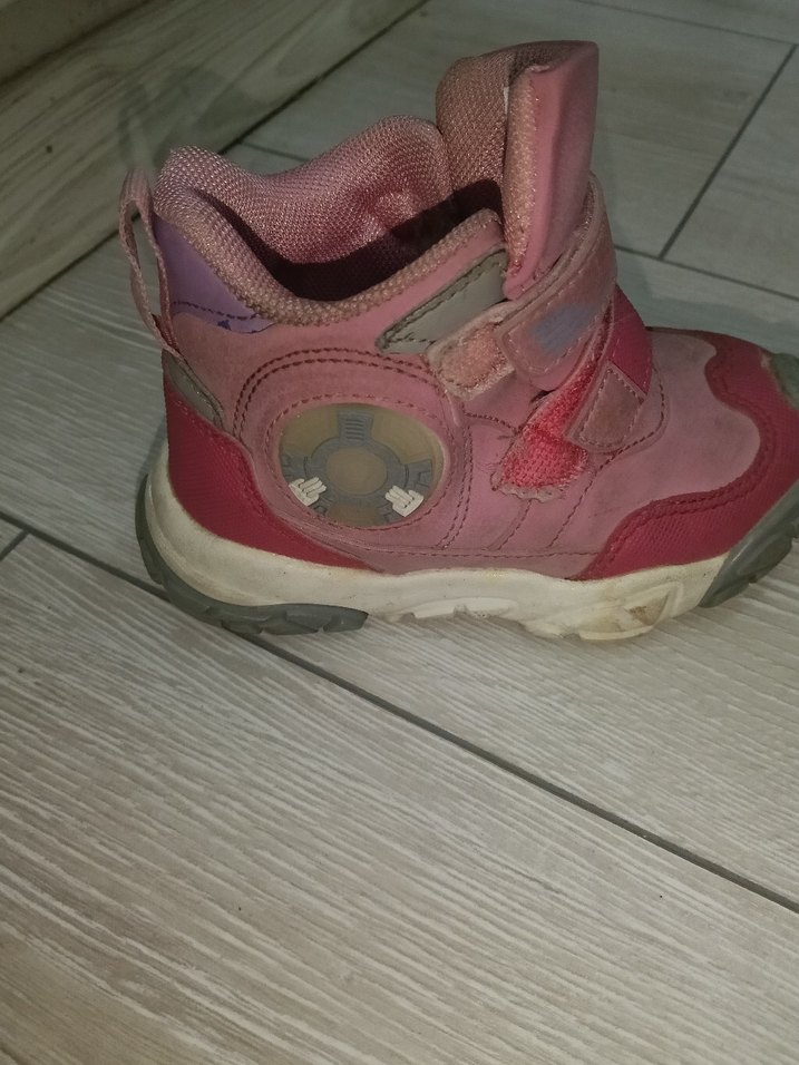 Kız Çocuk Pembe bot Ayakkabı - Görsel 3