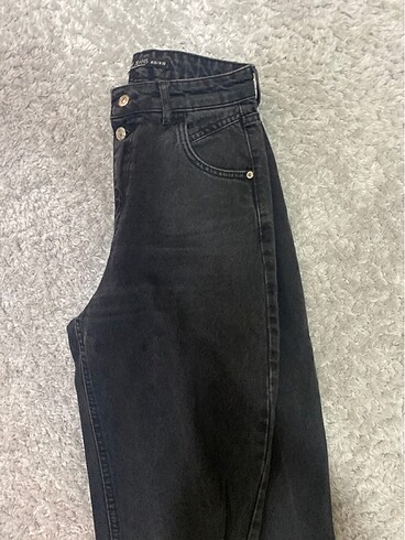 Siyah mom jean