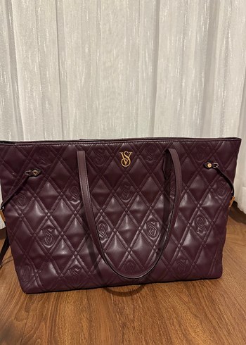 Victoria s Secret Bordo Victorias Secret Omuz Cantasi