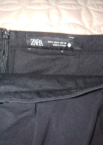 Drapeli Siyah Uzun Etek - Görsel 7