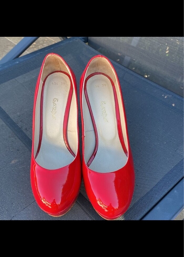 Deichmann  Kırmızı platform ayakkabı - Görsel 4